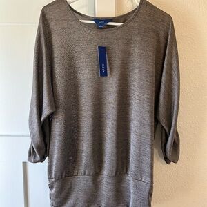 Apt. 9 Gray Knit Sweater